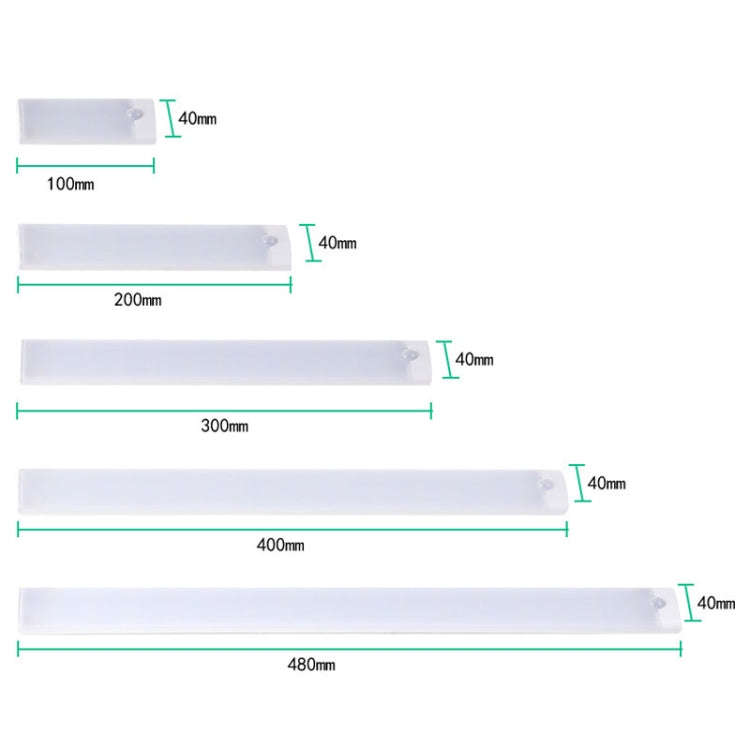 10cm LED Human Sensor Emergency Light USB Tri-color Dimmable Cabinet Lamp