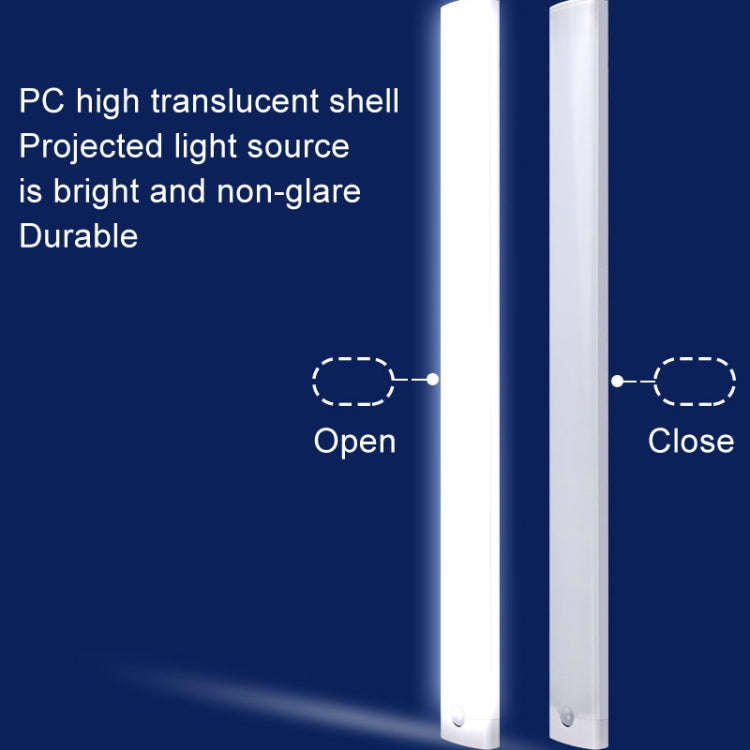 20cm LED Human Sensor Emergency Light USB Tri-color Dimmable Cabinet Lamp
