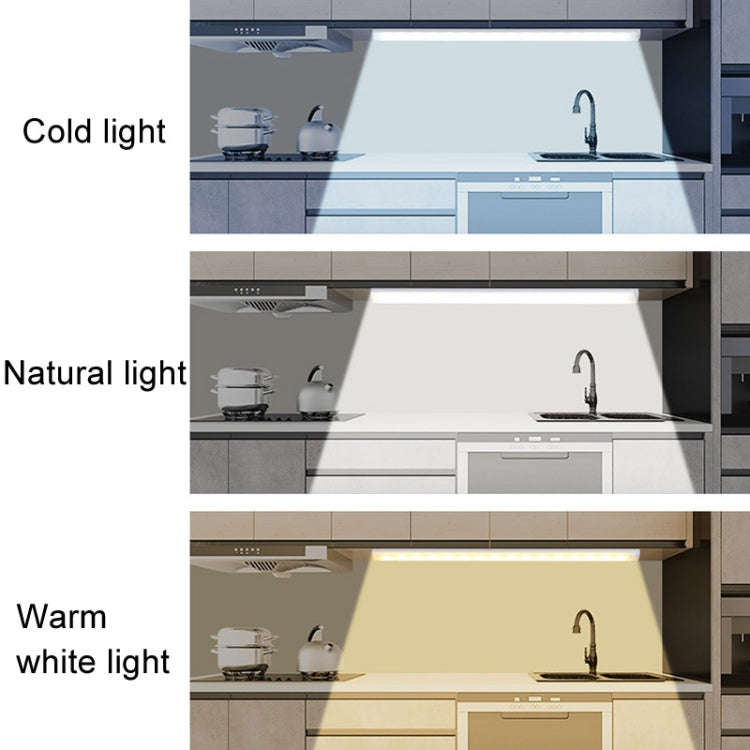 40cm LED Human Sensor Emergency Light USB Tri-color Dimmable Cabinet Lamp