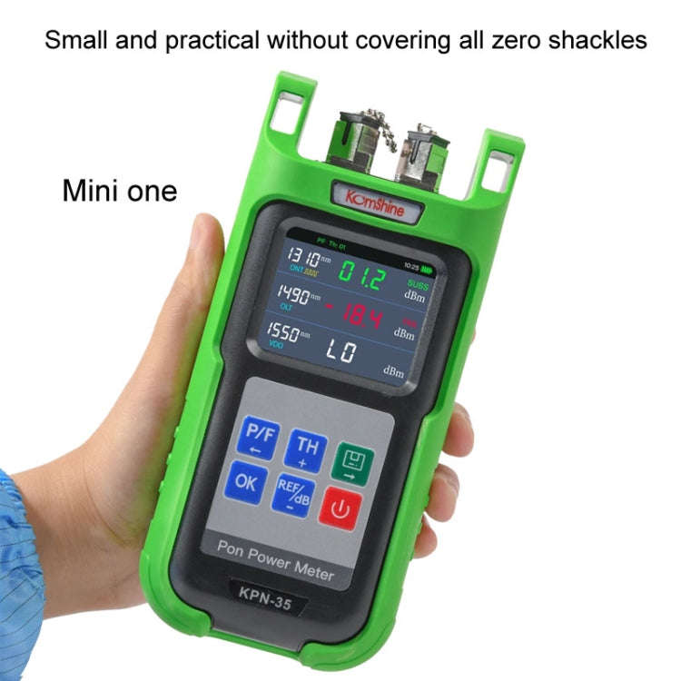 Komshine KPN-35 High Precision PON Optical Power Meter 1310/1490/1550nm Fiber Tester(SC/APC Inter...