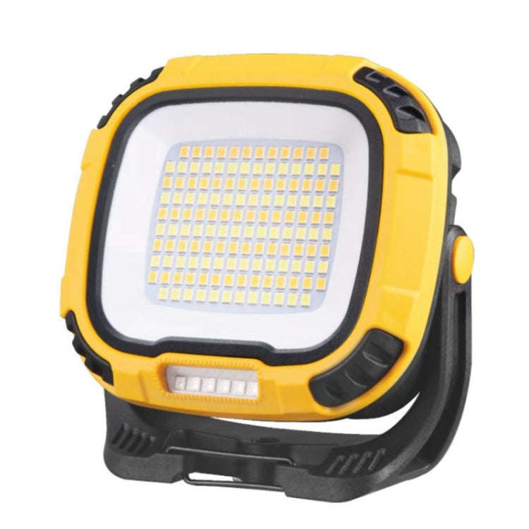COB Work Lilight Type-C Charging Outdoor Lighting Floodlight(W892-1 Yellow Without Battery)