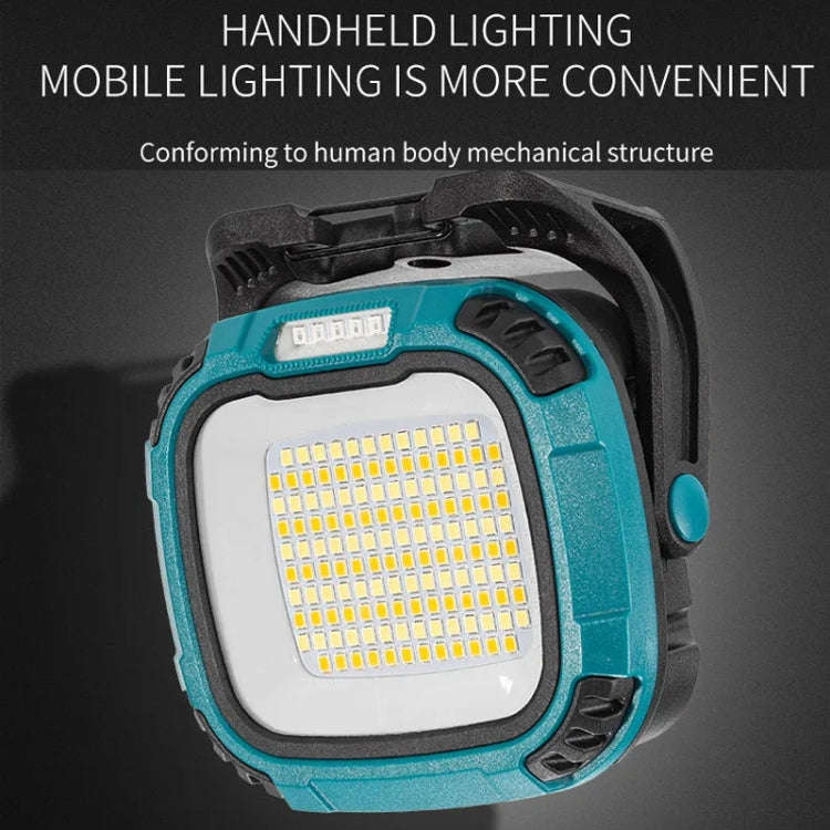 COB Work Lilight Type-C Charging Outdoor Lighting Floodlight(W892-1 Blue Without Battery)