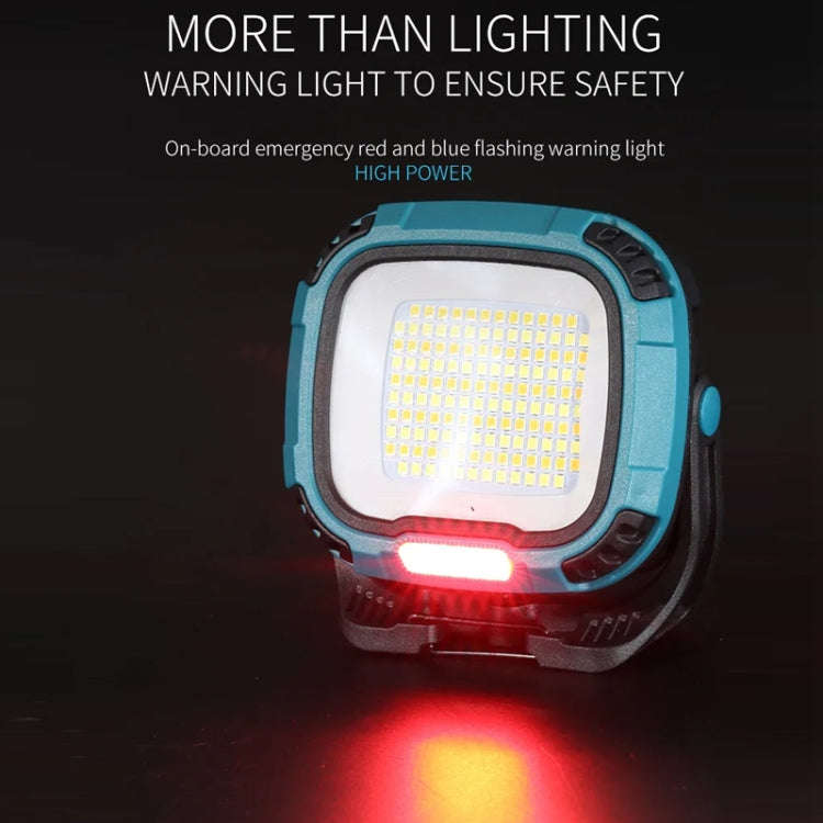 COB Work Lilight Type-C Charging Outdoor Lighting Floodlight(W892-1 Blue Without Battery)