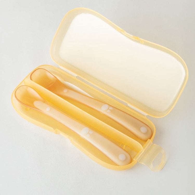 Baby Silicone Spoon Infant Silicone Feeding Spoon Soft Children Tableware, Specification: Without...