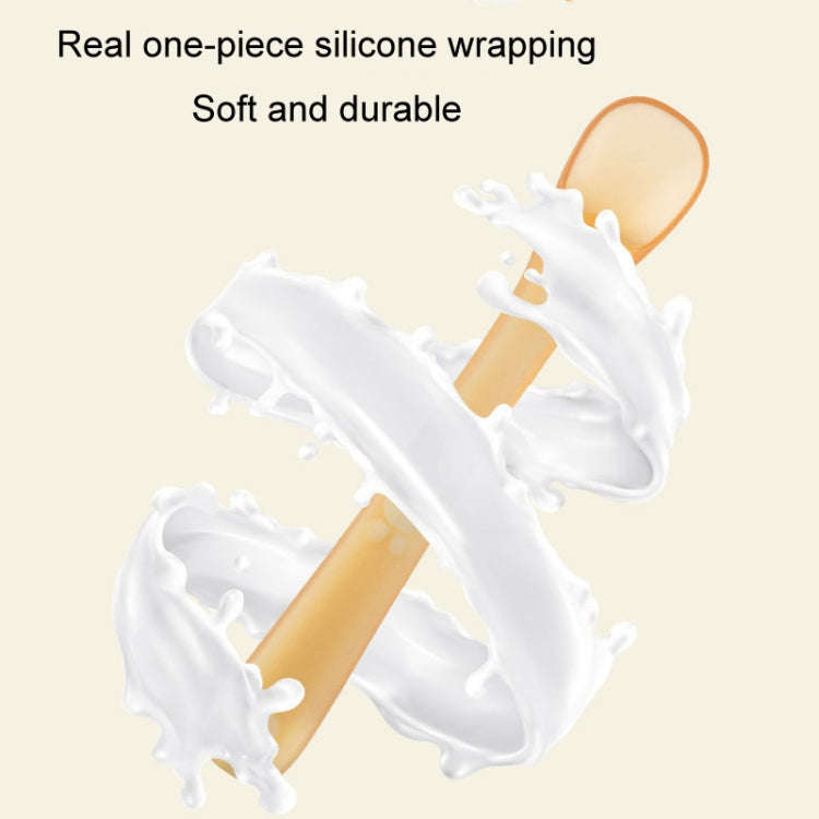 Baby Silicone Spoon Infant Silicone Feeding Spoon Soft Children Tableware, Specification: Without...