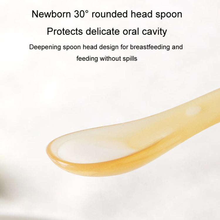 Baby Silicone Spoon Infant Silicone Feeding Spoon Soft Children Tableware, Specification: Without...