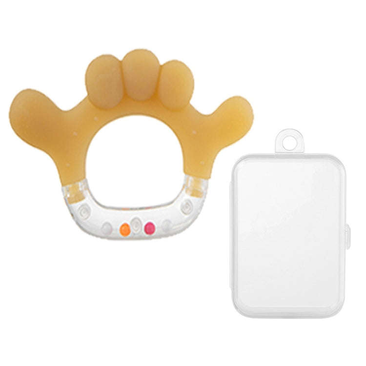 Rattle Baby Teether Soothing Pacifier Teething Stick Newborn Anti-Eating Hand Silicone Toy, Style...