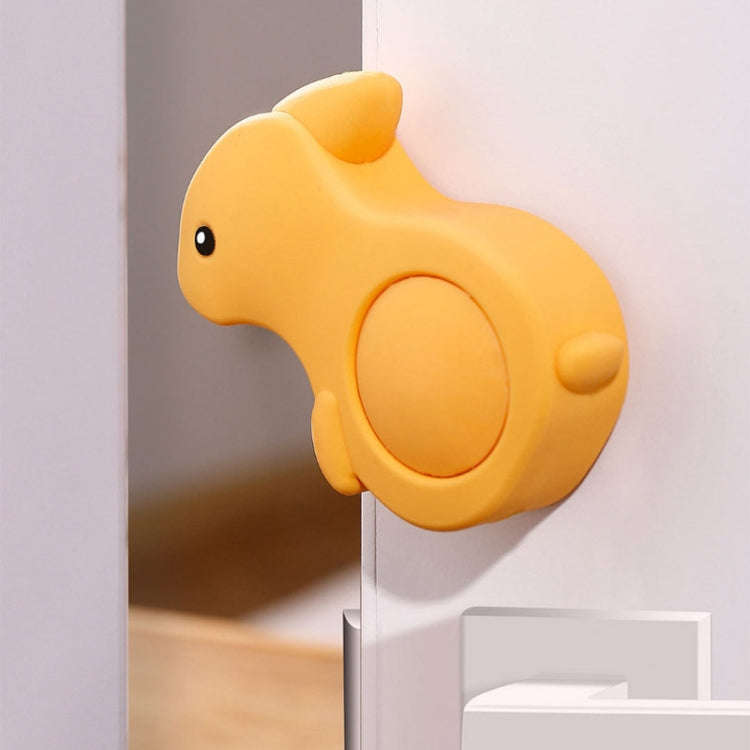 Children Safety Door Resistor Silicone Cartoon Anti-Pinch Door Stopper, Style: Frog