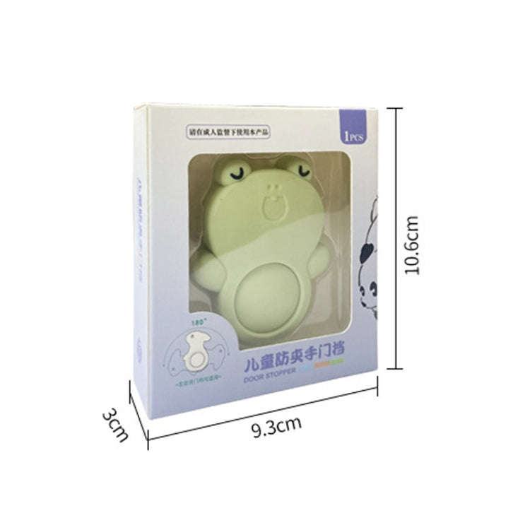 Children Safety Door Resistor Silicone Cartoon Anti-Pinch Door Stopper, Style: Frog