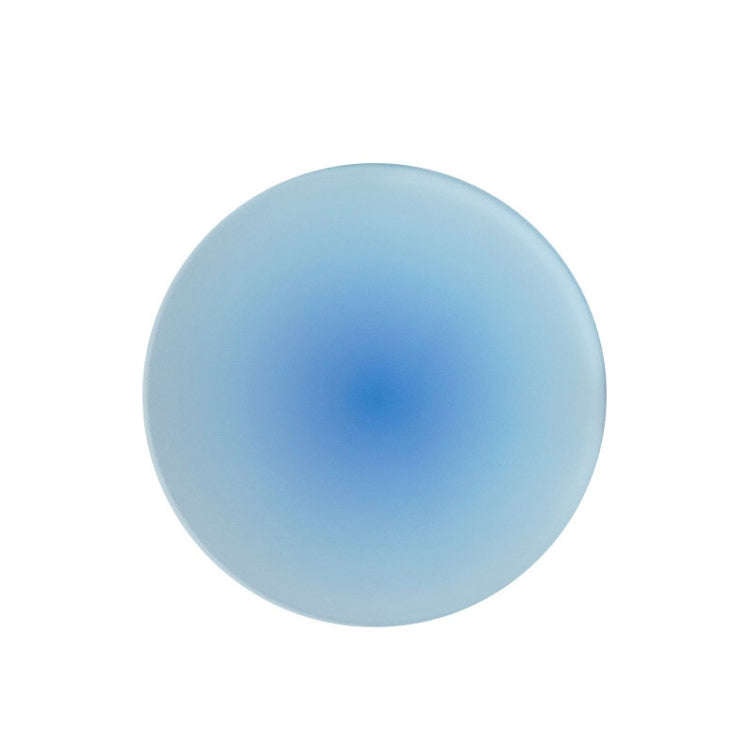 9.5cm Colorful Gradient Acrylic Coaster Thickened Heat Resistant Translucent Sunset Cup Pad(Blue)