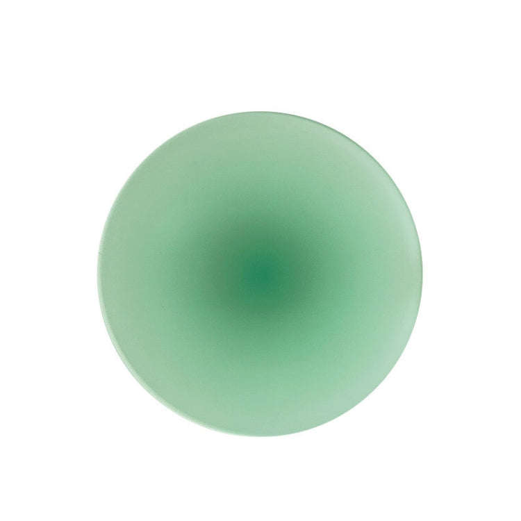 9.5cm Colorful Gradient Acrylic Coaster Thickened Heat Resistant Translucent Sunset Cup Pad(Green)