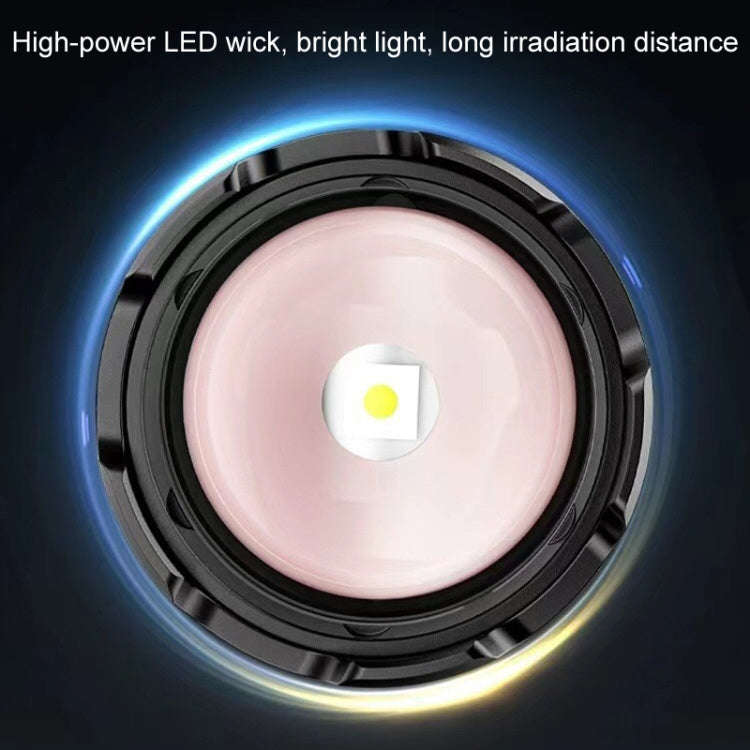 Type-C Rechargeable Outdoor Zoom Strong Laser Flashlight(520)