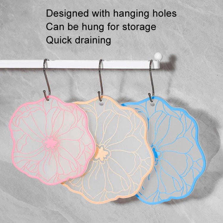 19cm Simple Heat Insulation Anti-Scald Table Mat Anti-Slip Oil Resistant Easy Clean Bowl Coaster(...