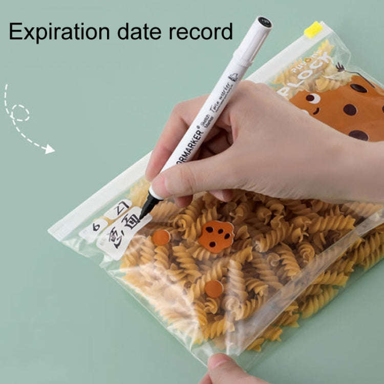 Medium 20pcs / Box Household Food Sealing Storage Bag Refrigerator Zipper Fresh Pocket
