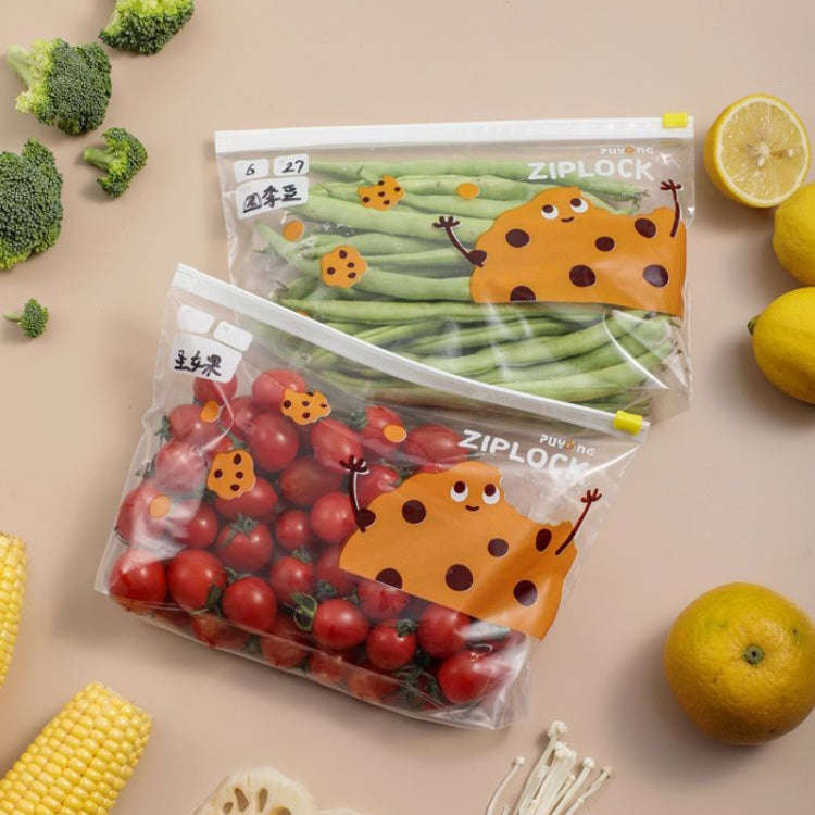 Large 15pcs / Box Household Food Sealing Storage Bag Refrigerator Zipper Fresh Pocket