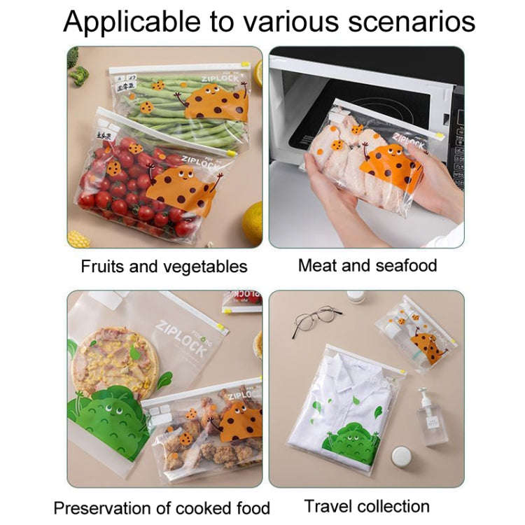 Medium 20pcs / Box Household Food Sealing Storage Bag Refrigerator Zipper Fresh Pocket
