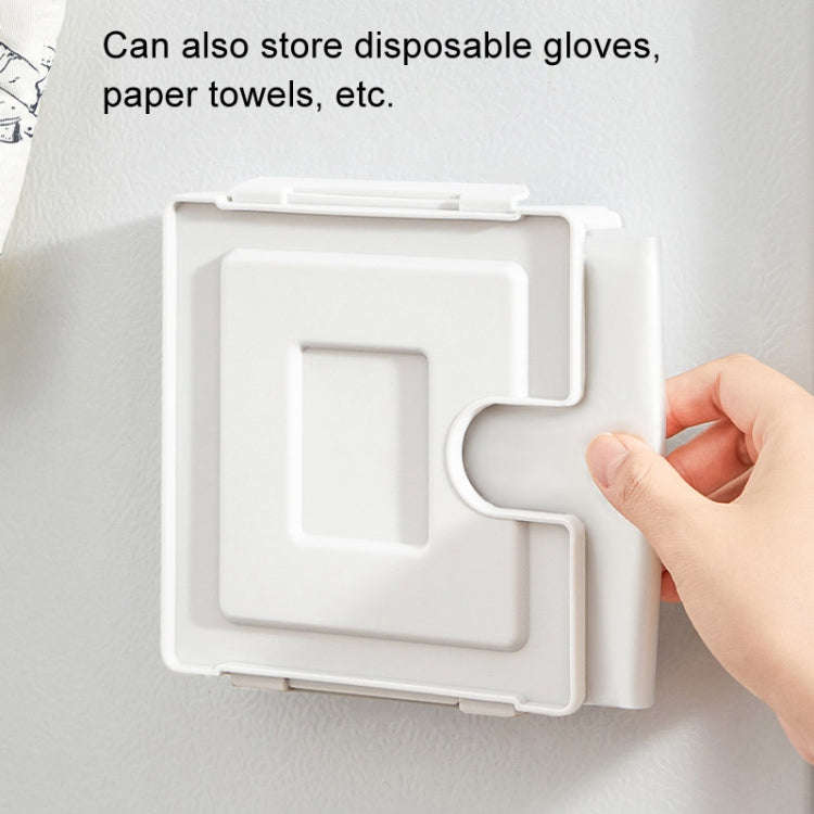 Magnetic Coffee Filter Organizer Refrigerator Coffee Machine Filter Holder(White)