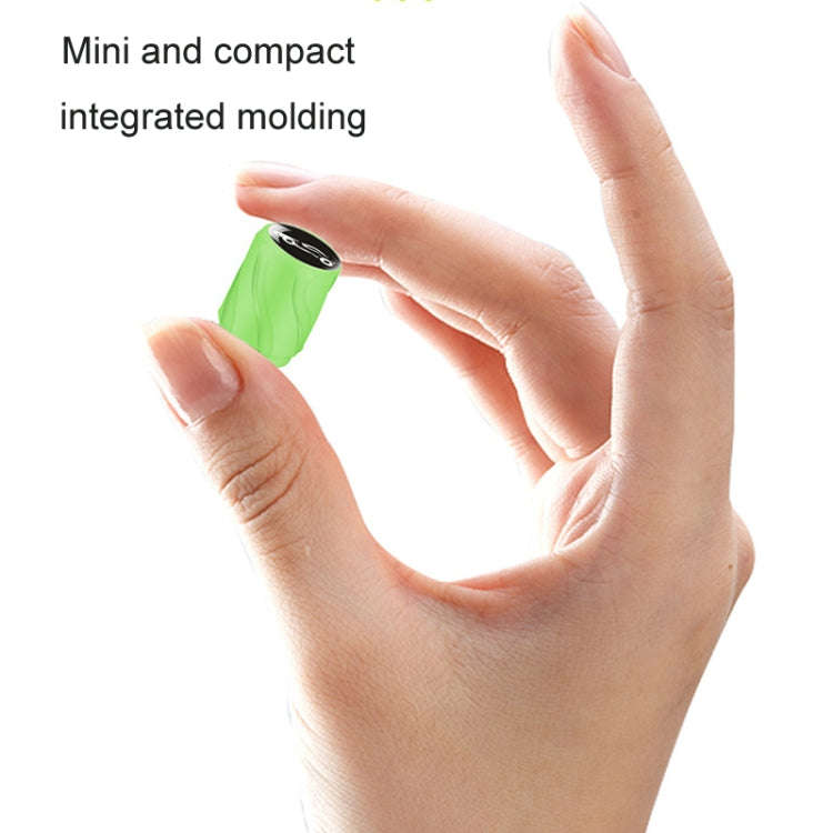4pcs /Set Luminous Car Motorcycle Tire Modified Valve Cap, Color: Green Black Flag