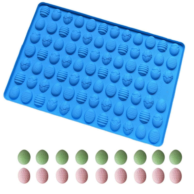 83-Cavity Mini Easter Egg Silicone Molds For Making Pet Treats, Fondant, Cake, Chocolate, Candy, ...