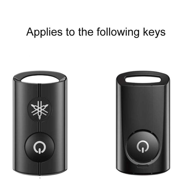 For YAMAHA NMAX155/XMAX300/Aerox/Jauns Hallmo Motorcycle Key Cover, Color: 2 Key Black Not Hollowed