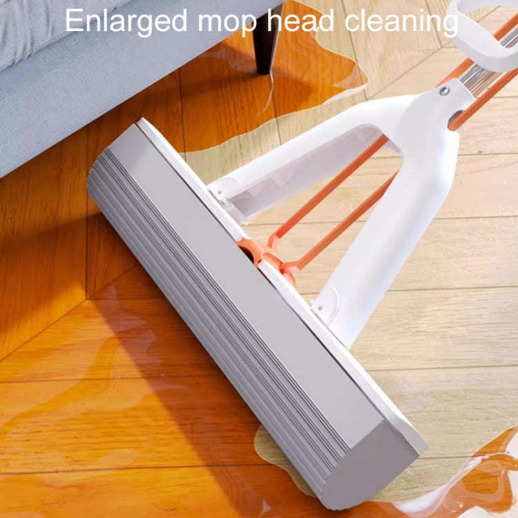 Household Water Absorbent Telescopic Pole Mop Lazy Hands-Free Folding Mop, Style: 35cm+1 Cotton H...