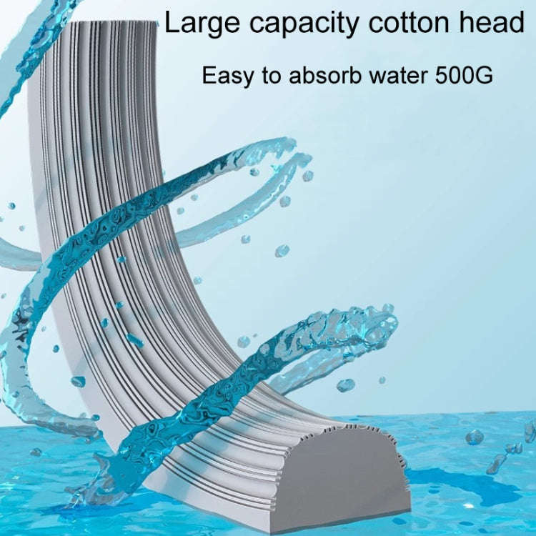 Household Water Absorbent Telescopic Pole Mop Lazy Hands-Free Folding Mop, Style: 35cm+1 Cotton H...