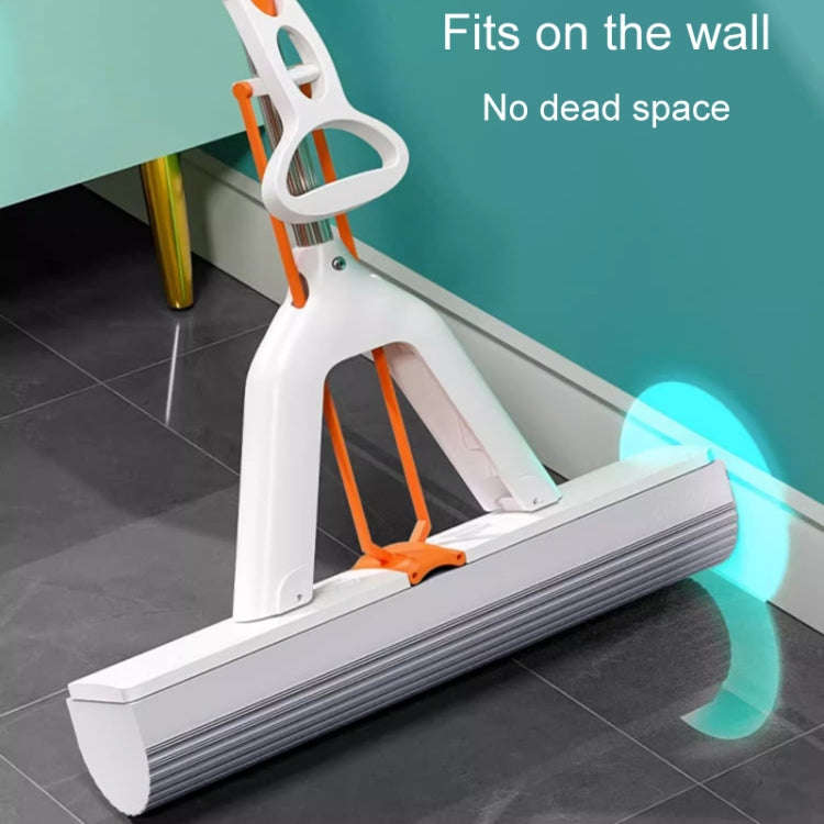 Household Water Absorbent Telescopic Pole Mop Lazy Hands-Free Folding Mop, Style: 35cm+1 Cotton H...