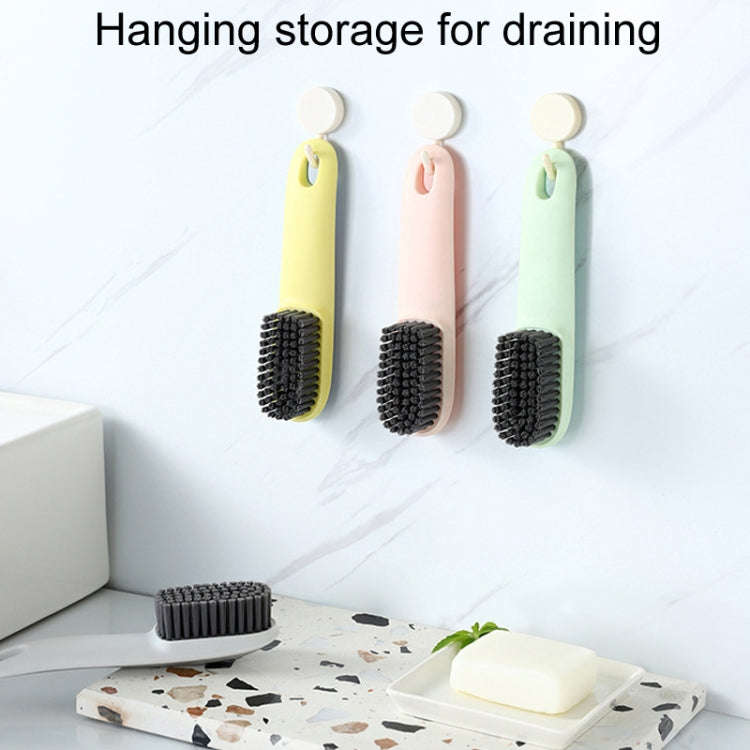 Long-Handed Soft Shoe Brush Contrasting Color Laundry Brush Does Not Hurt Shoe Home Clean Brush S...