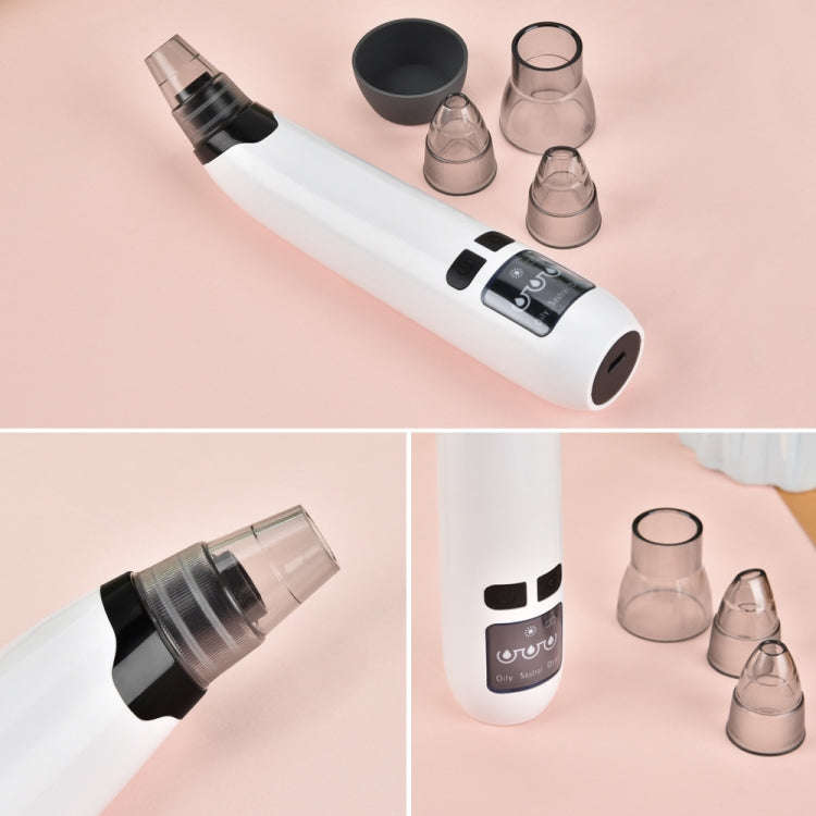 KS-X007 Electric Heating Hot Compress Pore Cleaner Home Facial Blackhead Acne Remover(Green)