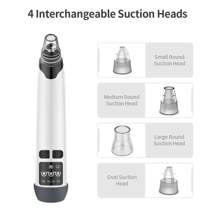 KS-X007 Electric Heating Hot Compress Pore Cleaner Home Facial Blackhead Acne Remover(Green)