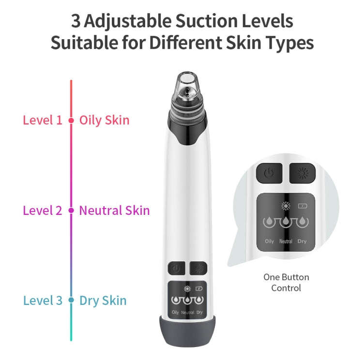 KS-X007 Electric Heating Hot Compress Pore Cleaner Home Facial Blackhead Acne Remover(Green)
