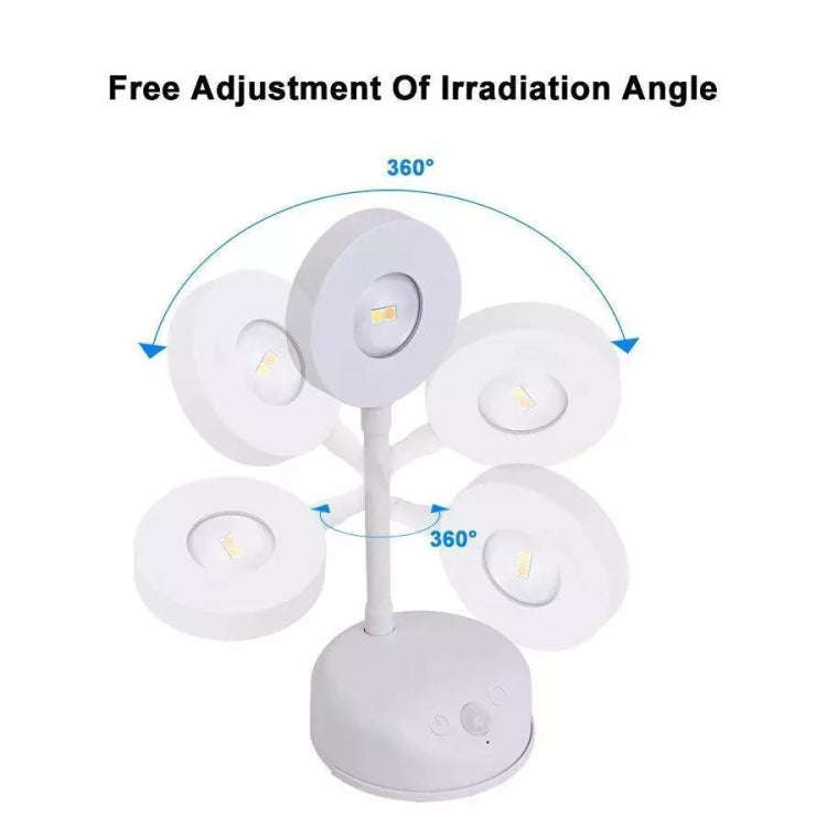Rechargeable LED Motion Sensor Wireless Spotlight Dimmable Picture Light 1200mAH(White)