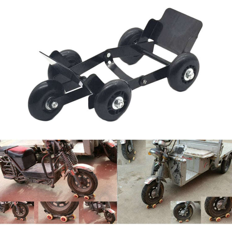 Motorcycle Moving Trailer Device Flat Tire Booster Emergency Electric Vehicle Tractor, Color: Black