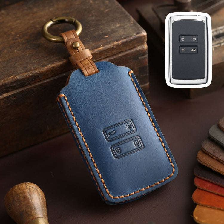 For Renault Koleos 2022 Hallmo Car Key Case(Blue)
