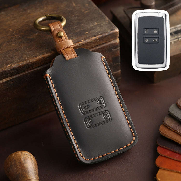 For Renault Koleos 2022 Hallmo Car Key Case(Black)