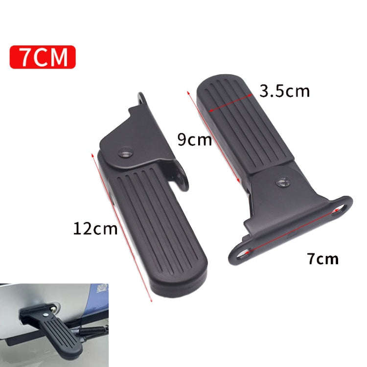 Electric Vehicle Folding Front Footrest Electric Moped Front Pedal, Model: 7cm Nylon
