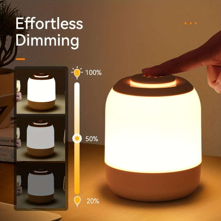 Rechargeable Touch Control LED Night Light Bedside Lamp SE Version 2400mAh White