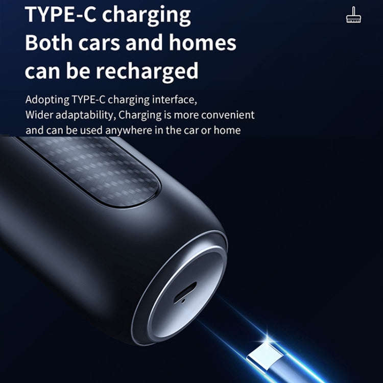 Car Handheld Portable Wireless Vacuum Cleaner, Model: Brushed Motor(Black)