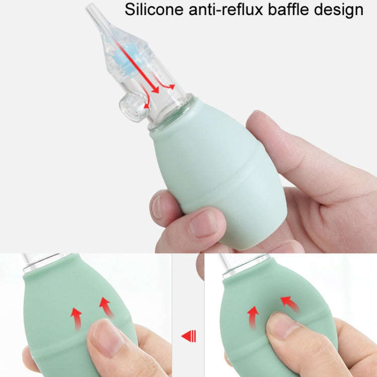 TEN-M JOURNEY Baby Anti-Reflux Nasal Aspirator Infant Pump Type Nasal Cleanser(Green)