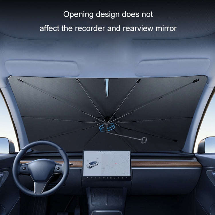 Car Windshield Titanium Sun Protection Heat Insulation Parasol(Small Gold 9958)