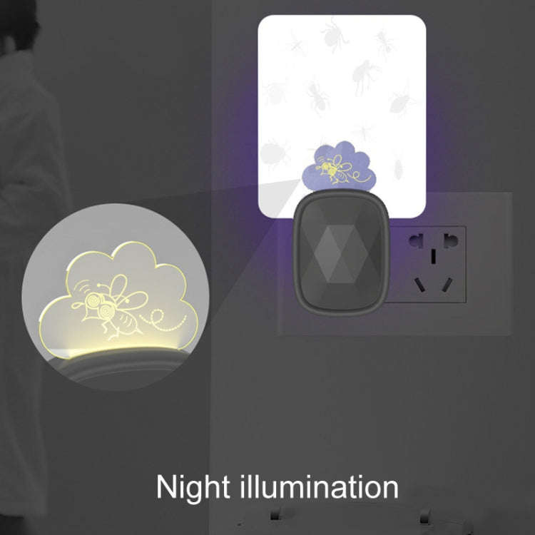 JMQ01 Household Indoor Mosquito Light Stick-Type Mosquito Traps With Night Light(Black EU Plug)