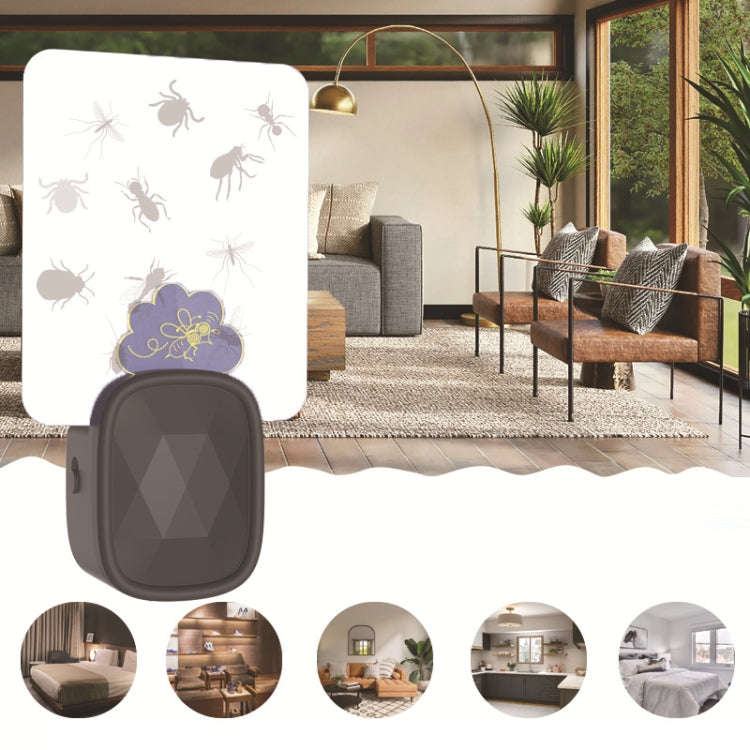 JMQ01 Household Indoor Mosquito Light Stick-Type Mosquito Traps With Night Light(Black US Plug)