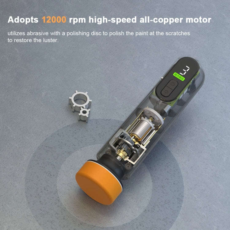 Car Waxer Wireless Polisher Car Paint Scratch Repair Grinder(Basic)