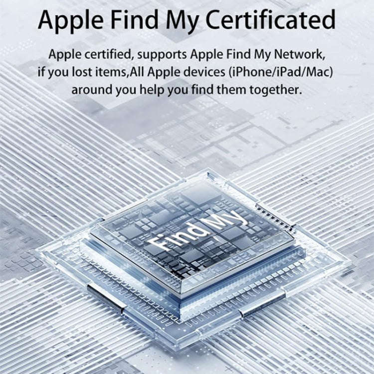 For Apple Series S10 Round Smart Global Anti-Lost Device IP67 Waterproof Locator(Black)