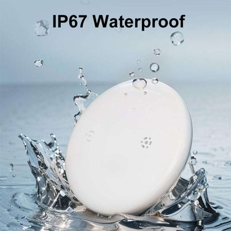 For Apple Series S10 Round Smart Global Anti-Lost Device IP67 Waterproof Locator(Black)