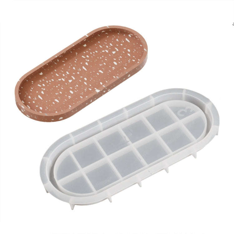 DIY Epoxy Oval Tray Dish Mold Silicone Mold for Flower Pot Base, Spec: 003