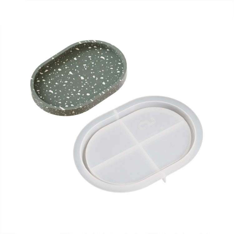 DIY Epoxy Oval Tray Dish Mold Silicone Mold for Flower Pot Base, Spec: 005