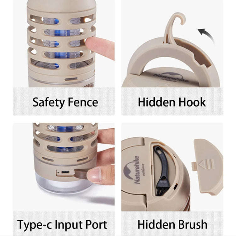 Naturehike Lighting Mosquito Killer Outdoor Camping Waterproof Mosquito Repellent Lamp(Khaki)