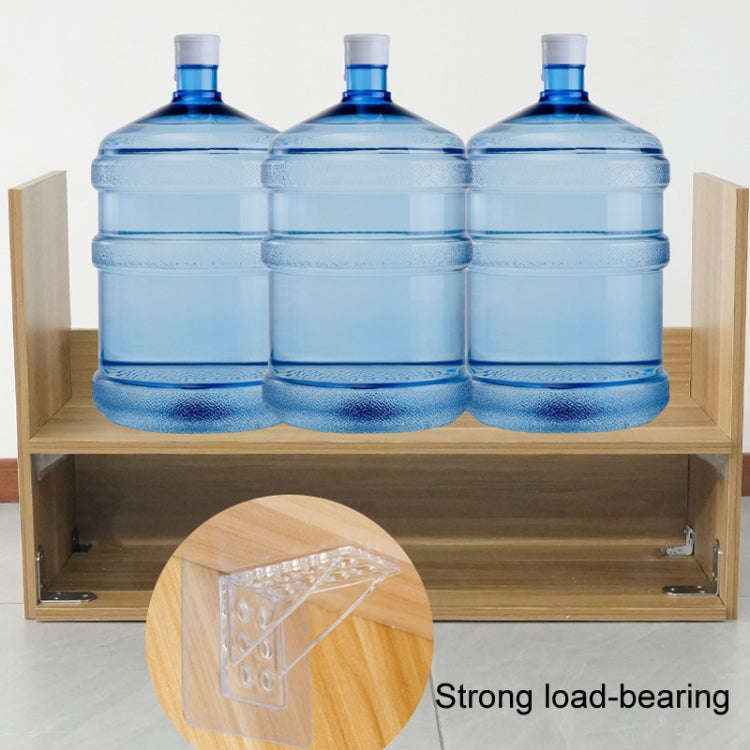 4pcs Partition Bracket No Punch Right Angle Laminate Shelf Wardrobe Partition Board Fixing Holder...