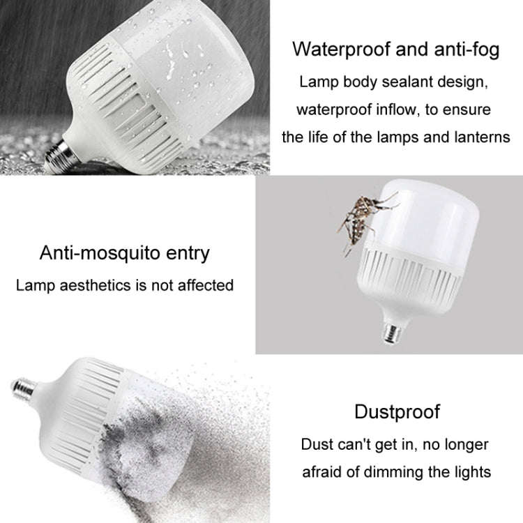 200W LED Light Bulb E27 Screw Energy Saving Lamp Triple Defense Bulb Home Factory Lighting(Extra ...